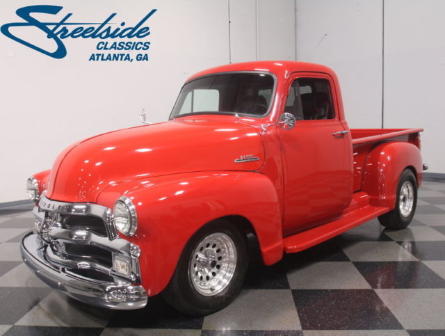 STOUT 383 STROKER V8, 700R4, PWR FRNT DISCS, PWR STEERING, WOOD BED, CLEAN!!! 1954 Chevrolet 3100
