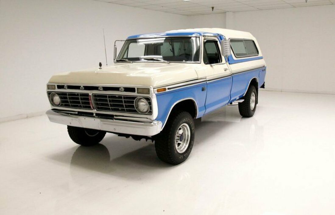 Straight Steel/No Rust/351M V8 4x4/Original Interior 1974 Ford F-100 Pickup