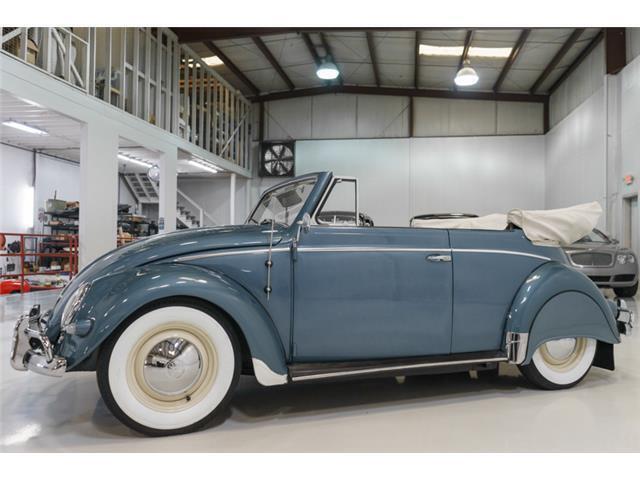 Strato Silver over Blue | Please "See full description" for more photos/info 1955 Volkswagen Beetle Cabriolet by Karmann