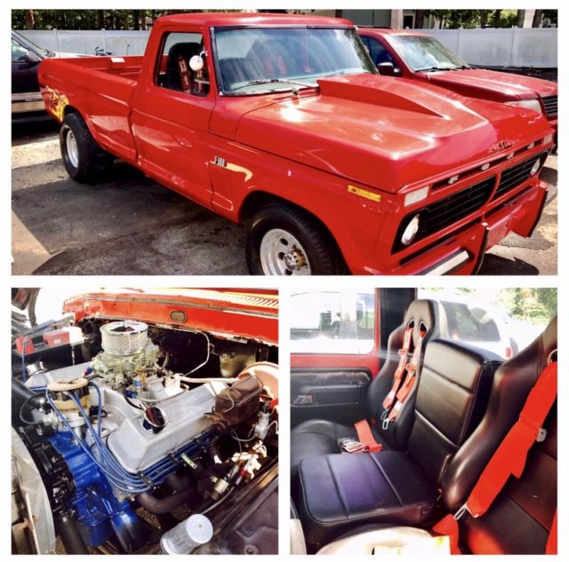 STREET LEGAL HOT ROD F-100 BIG BLOCK FORD 1974 Ford F-100