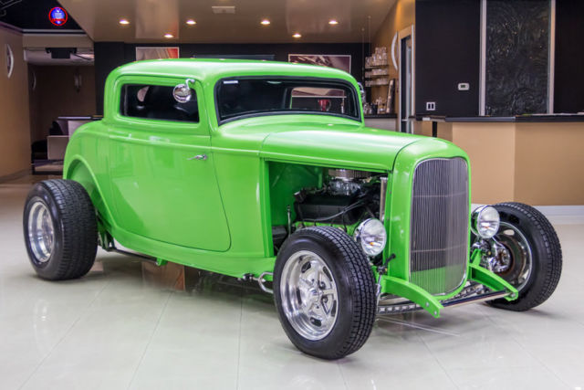 Street Rod 3 Window! Ford 302 HO V8, Built C4 Auto, 9in Posi, A/C! 1932 Ford 3-Window Coupe Street Rod