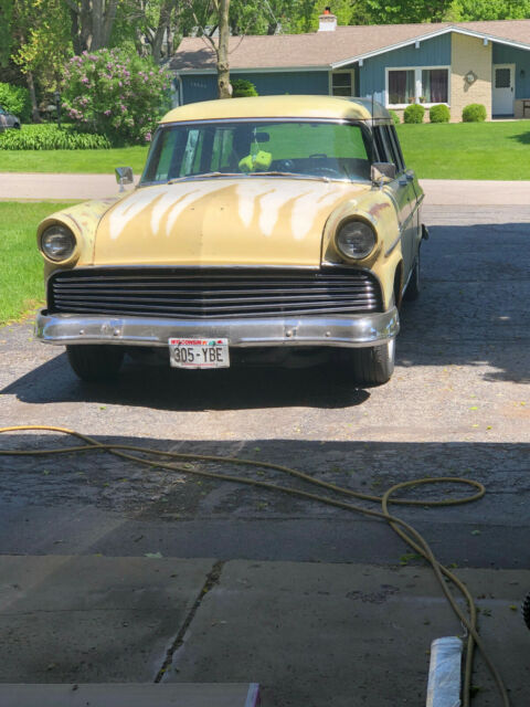 Street rod Chevy Drive Train Clear title 1955 Ford Country Sedan Custom Stainless Grill