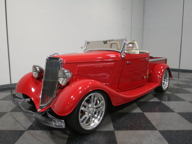 STREETROD ROADSTER PICK-UP, CORVETTE POWERTRAIN, 4-WHEEL DISCS, CUSTOM BUILD!! 1934 Ford Roadster Pick-Up