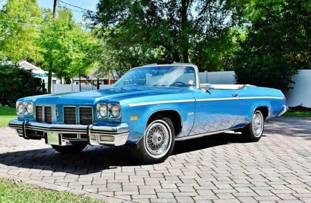 1975 Oldsmobile Delta 88 Convertible 350 Power Steering Disc Brakes Power T - photo 2