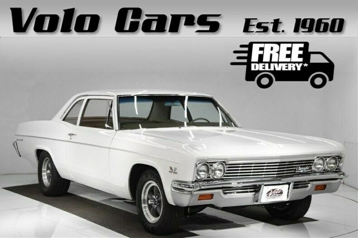 Striped, down nostalgic muscle car. Rotisserie restored! 1966 Chevrolet Bel Air/150/210