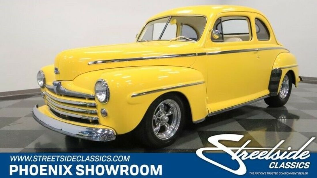 Stroker V8 Auto Classic Vintage Collector Yellow Hot Rod A/C FI Tech White 1947 Ford Other