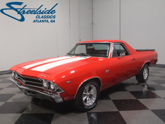 STRONG 454 V8, 4 BBL, 700R4, PWR FRNT DISCS/STEERING, R134A A/C, TORQUE THRUSTS! 1969 Chevrolet El Camino
