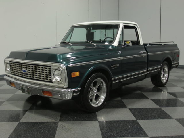 STRONG SHORTBOX CHEVY, 383 STROKER, ALUMINUM HEADS, TH400, 12-BOLT, FLOWMASTERS! 1971 Chevrolet C-10