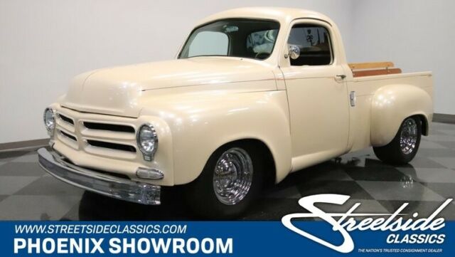 Stude Truck Custom Fresh Classic Vintage Collector V8 Auto P/U White Low Resto M 1956 Studebaker Pickup Restomod