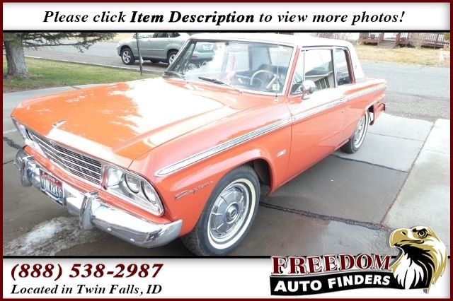 Studebaker Daytona Orange/White with 84,544 Miles, for sale! 1965 Studebaker Daytona --