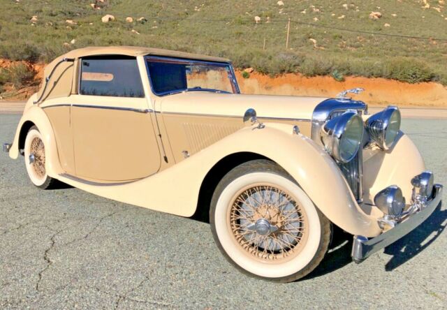 STUNNING 1948 JAGUAR MARK IV DROP HEAD COUPE / ****WITH ORIGINAL 6 CYL MOTOR**** 1948 Jaguar Mark IV