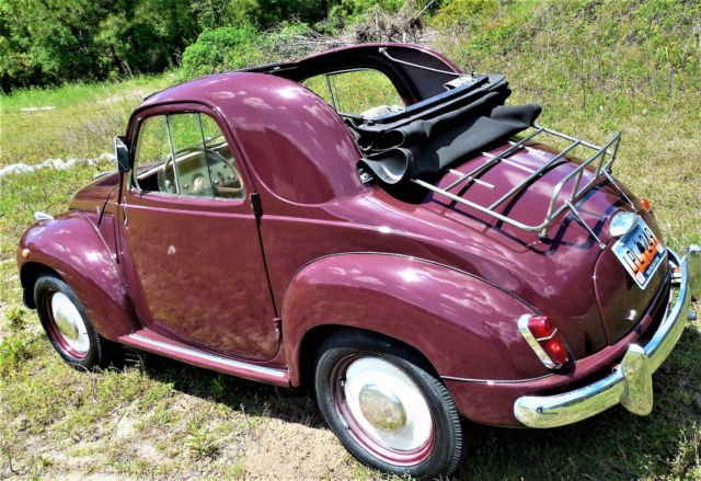 STUNNING 1960 FIAT TOPOLINO 500C 1960 Fiat TOPOLINO 500C RESTORED