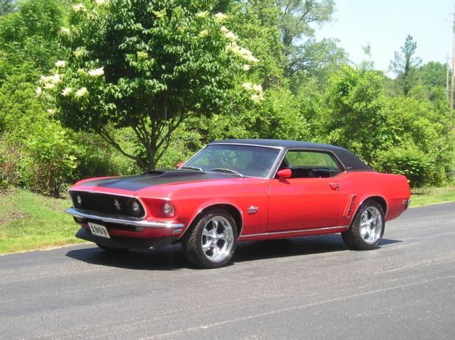 STUNNING 1969 FORD MUSTANG GRANDE CUSTOM! RARE M-CODE! RESTORED! 9 INCH REAR! 1969 Ford Mustang Grande'