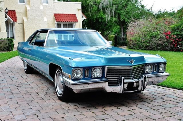 Stunning 1972 Cadillac Coupe DeVille Mostly All Original w/ Low Miles, A/C 1972 Cadillac DeVille Coupe with Just 34k Miles