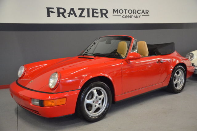 STUNNING 74661 mile 964 Cabriolet with all books,tools,and records 1992 Porsche 911 Carrera Cabriolet