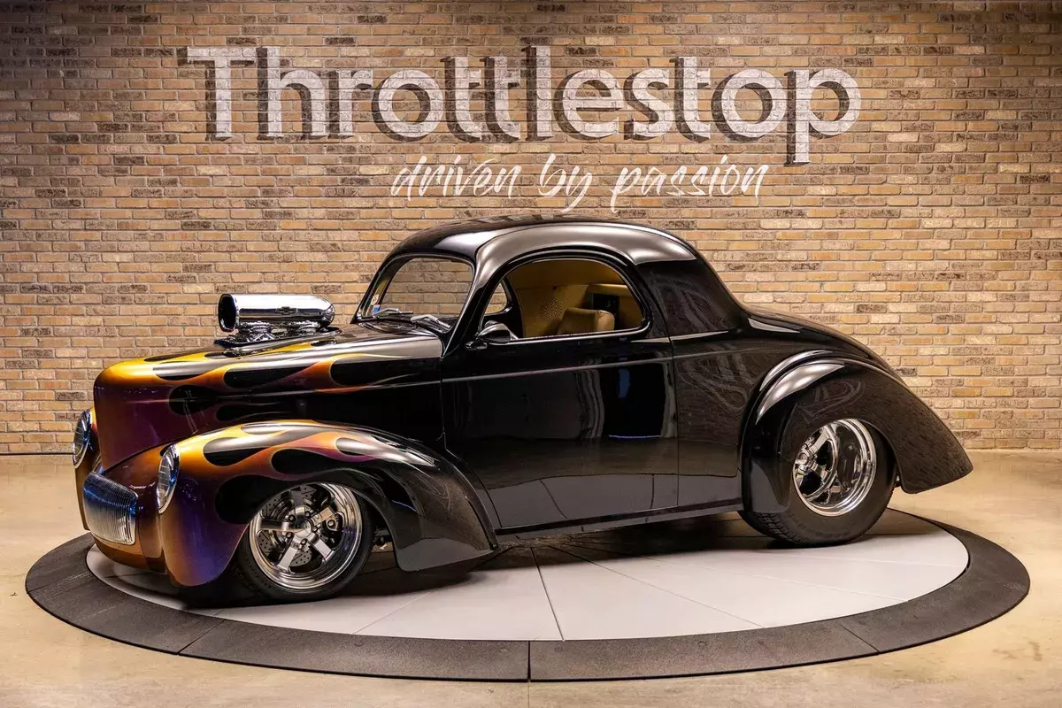 Stunning All Glass, 502ci 871 Blown Top Notch 1941 Willys Coupe Hot Rod 1941 Willys Coupe