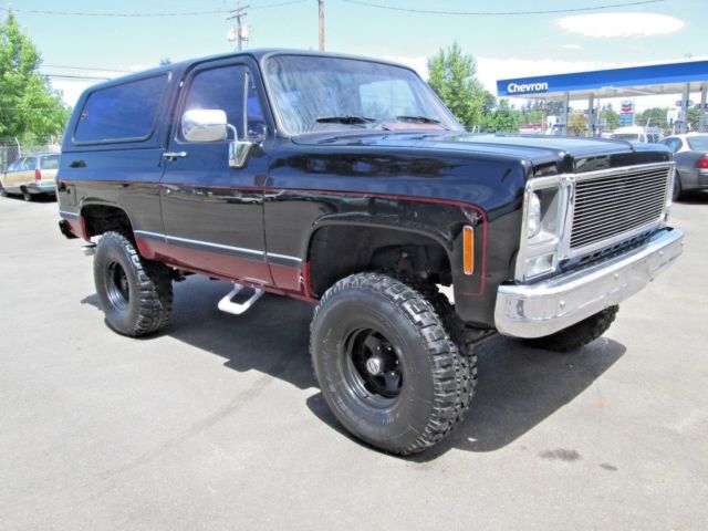 Stunning Black Paint Restored! Throttle Body Injection! Auto, Lifted 1979 Chevrolet Blazer 4 X 4
