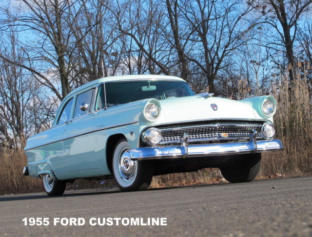 Stunning Customline 2 door Sedan V8 3 speed manual 1955 Ford Customline