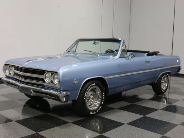 STUNNING DROPTOP, FRESH RESTORATION, 283 V8, 700R4, LONGTUBE DUALS, R134 A/C!! 1965 Chevrolet Chevelle Malibu