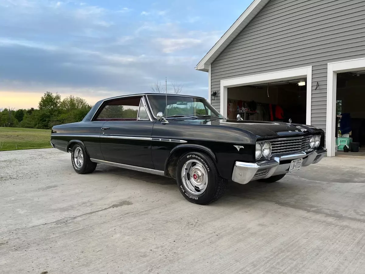 STUNNING ORIGINAL! SURVIVOR 1965 BUICK SKYLARK FACTORY BLACK WITH RED INTERIOR 1965 Buick Skylark SIMILAR TO CHEVY CHEVELLE GS PONTIAC GTO OLDS 442 MUSCLE CARS