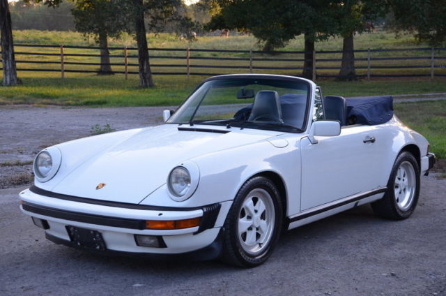 Stunning well cared for Carrera Cabriolet with recent clutch and Tranny rebuild 1986 Porsche 911 Carrera Cabriolet