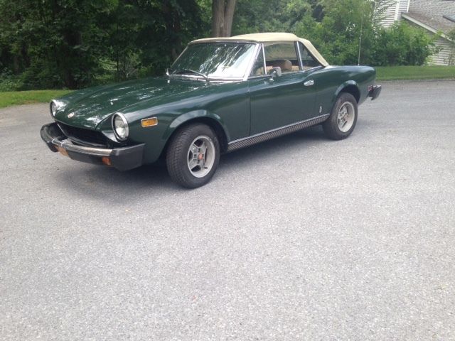 Summer's here and you need a convertible! 1978 Fiat 124 Spider