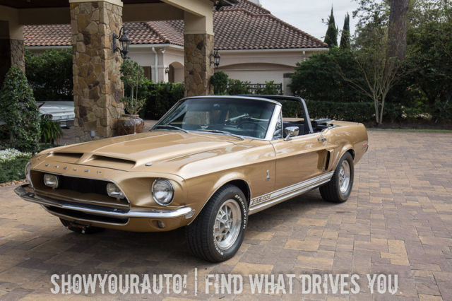 Sunlit Gold 1968 Ford Mustang Shelby GT 500428 CI4psd Manual for sale! 1968 Ford Other Pickups --