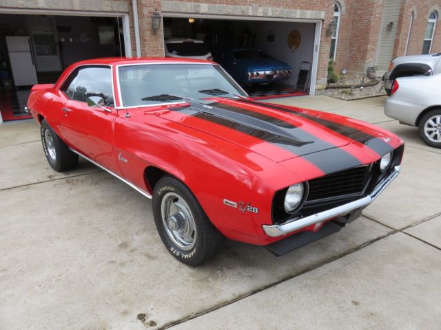 Sunning Rust/Free Red/Black 69 Camaro Z28 Tribute Fresh Built 355 Show or Cruise 1969 Chevrolet Camaro