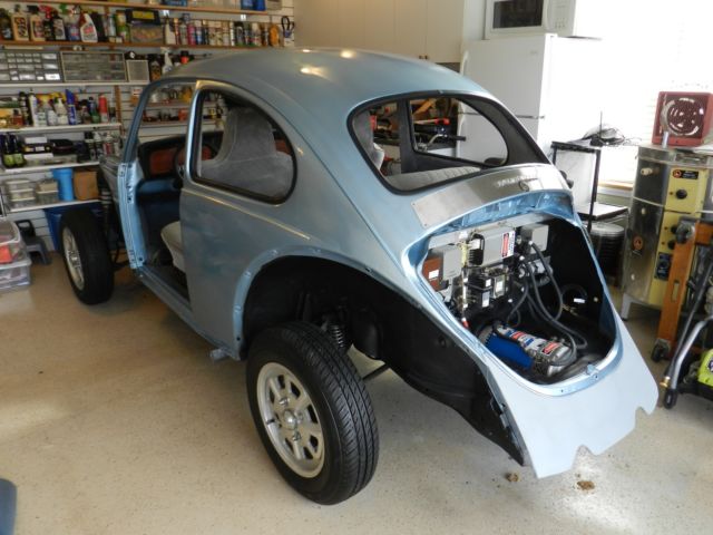 Super Beetle Classic - Electric Car Conversion - 72V Battery Powered- Fuchs Rims 1971 Volkswagen Beetle - Classic Standard