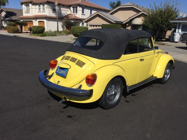Super Beetle Convertible 1979 Volkswagen Beetle - Classic Karmann