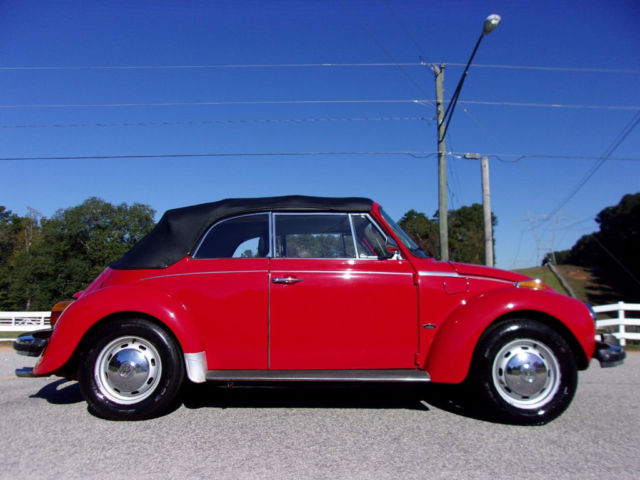 1978 Volkswagen Beetle-New SUPER BEETLE KARMANN CONVERTIBLE 4CYL FUEL INJECTE - photo 11