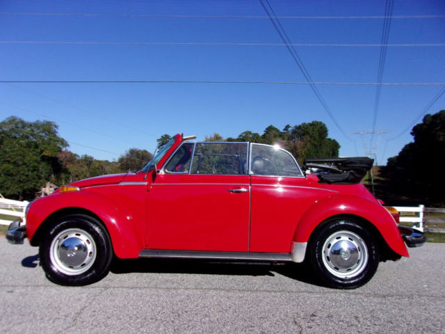 1978 Volkswagen Beetle-New SUPER BEETLE KARMANN CONVERTIBLE 4CYL FUEL INJECTE - photo 2