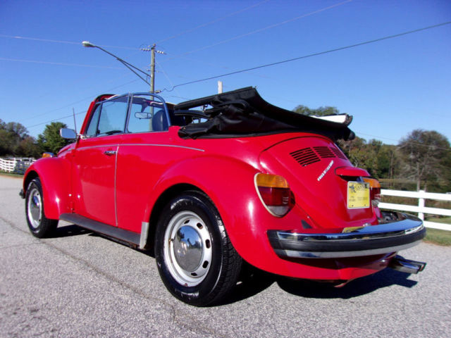 1978 Volkswagen Beetle-New SUPER BEETLE KARMANN CONVERTIBLE 4CYL FUEL INJECTE - photo 3