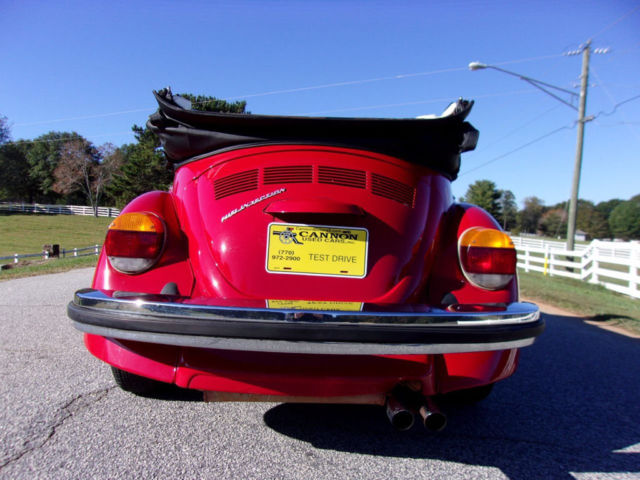 1978 Volkswagen Beetle-New SUPER BEETLE KARMANN CONVERTIBLE 4CYL FUEL INJECTE - photo 4