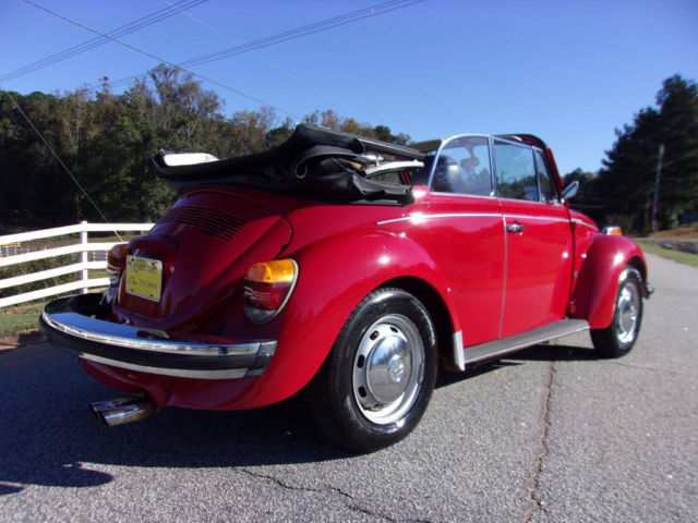 1978 Volkswagen Beetle-New SUPER BEETLE KARMANN CONVERTIBLE 4CYL FUEL INJECTE - photo 5