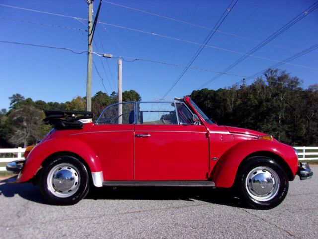 1978 Volkswagen Beetle-New SUPER BEETLE KARMANN CONVERTIBLE 4CYL FUEL INJECTE - photo 6