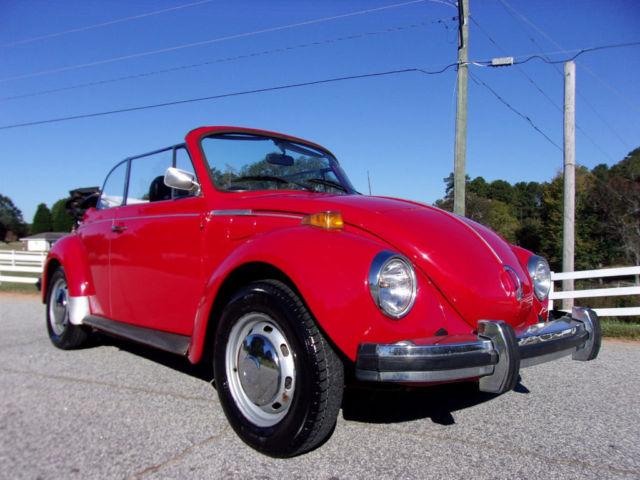 1978 Volkswagen Beetle-New SUPER BEETLE KARMANN CONVERTIBLE 4CYL FUEL INJECTE - photo 7