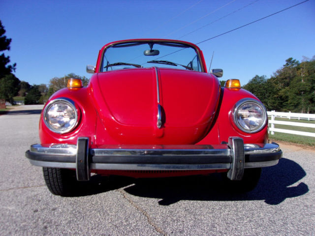 1978 Volkswagen Beetle-New SUPER BEETLE KARMANN CONVERTIBLE 4CYL FUEL INJECTE - photo 8