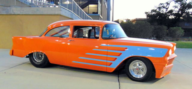 SUPER CHEVY MAGAZINE BELAIR Pro Street AC Dakota Digital FRAME OFF 6 YR PROJECT 1956 Chevrolet Bel Air/150/210 PRO STREET SUPER CHEVY MAGAZINE Belair 55 56 57