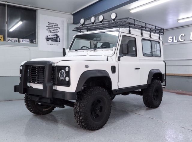 1992 Land Rover Defender ReUpholstered Leather & Cloth