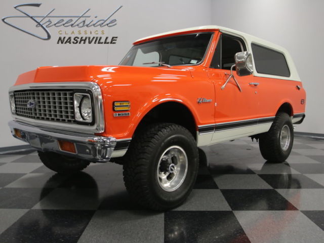 SUPER CLEAN K5 BLAZER, SLICK ORANGE PAINT, NICE INTERIOR, 350CI, AUTO, MUST SEE! 1971 Chevrolet Blazer