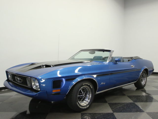 SUPER CLEAN MUSTANG DROP TOP, 302 V8, AUTO, COLD AC, PS, PB W/ FRNT DISCS, P TOP 1973 Ford Mustang