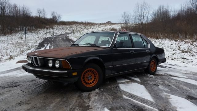 Super cool CUSTOM 1985 BMW 735i with Burgundy interior 1985 BMW 7-Series