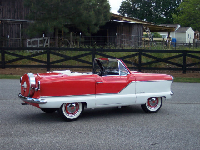 Super Cute, Rare,Nicely Restored 1962 Nash Metropolitan Convertible Show and Go! 1962 Nash Metropolitan