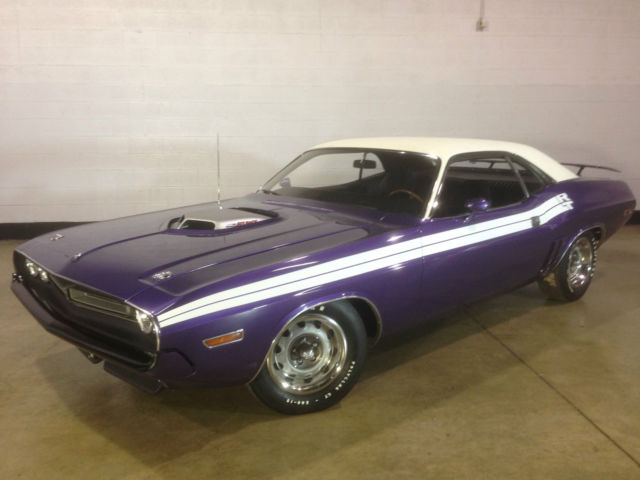 Super Fine 1971 Plum Crazy Challenger R/T 440 Six Pack Shaker N96 4 Speed 1971 Dodge Challenger