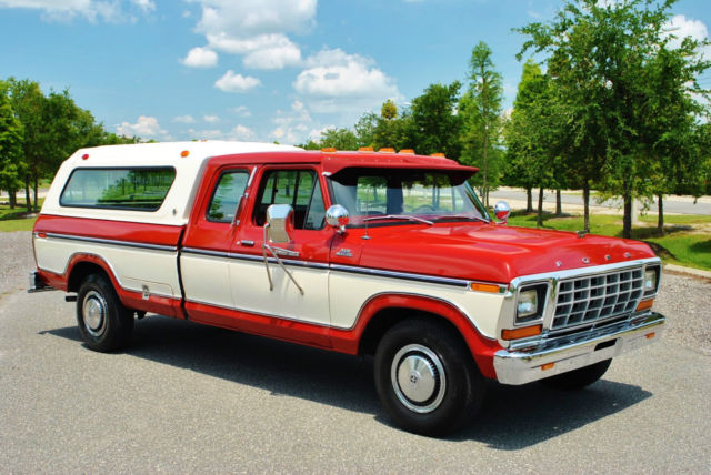 Super Low Miles! All Original Truck! Even the Original Tires! Must See 1979 Ford F-250 Custom Camper Special 3,900 Original Miles! Rare!