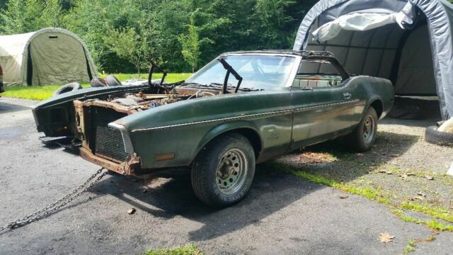 Super Rare 1971 Ram Air Mustang Convertible & 1972 Mustang Convertible 1971 Ford Mustang