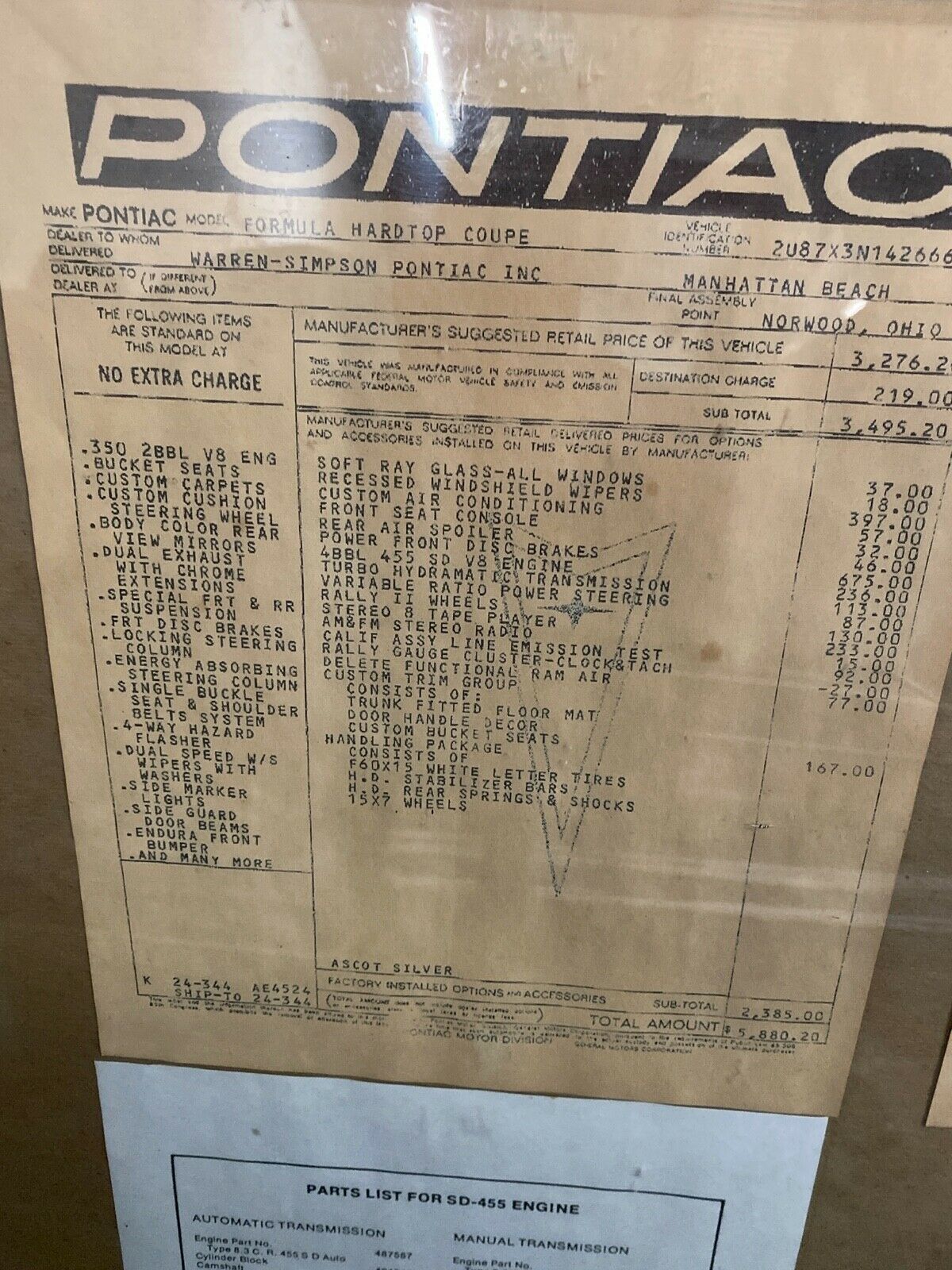 1973 Pontiac Firebird - photo 2