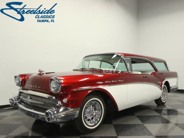 SUPER RARE PILLARLESS WAGON, 364 NAILHEAD V8, DYNAFLO, PS, PB, GORGEOUS RESTO 1957 Buick Caballero