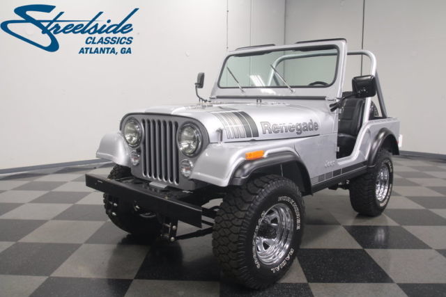 SUPER-RARE SILVER ANNY, RECENTLY RESTORED, COLLECTOR-OWNED, 304 V8, MANUAL!!! 1979 Jeep CJ Silver Anniversary